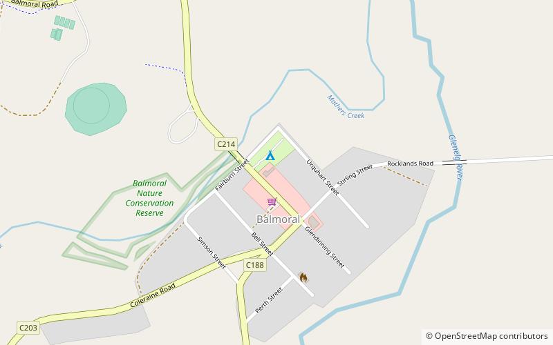 Balmoral location map