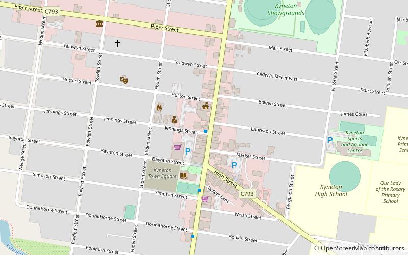 Kyneton Post Office location map