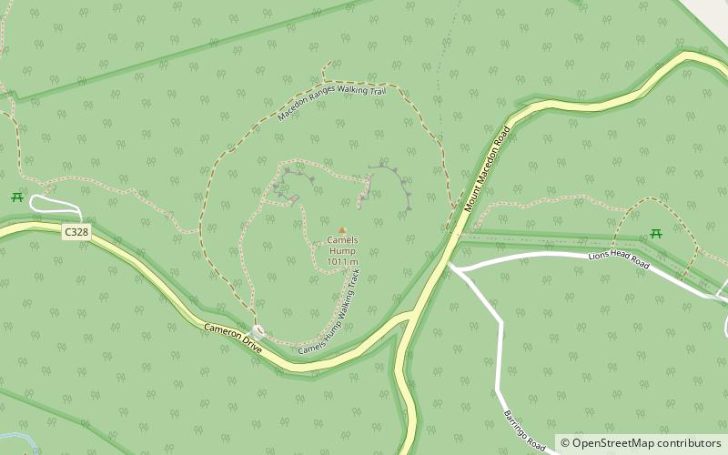 Camels Hump location map