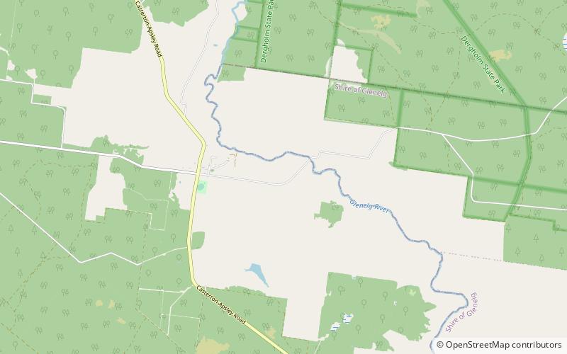 Dergholm State Park location map