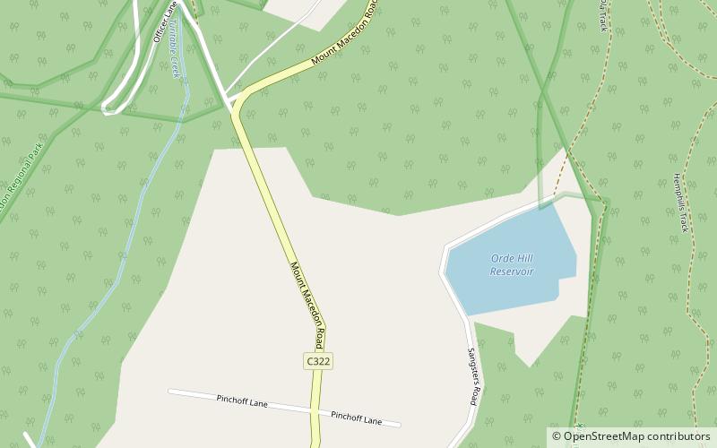 Mount Macedon location map