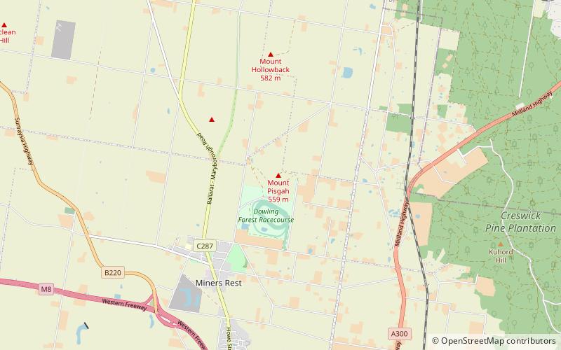 mount pisgah ballarat location map