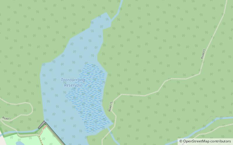 Toorourrong Reservoir location map