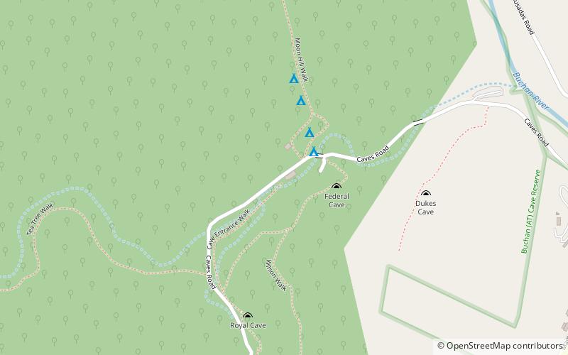 Buchan Caves location map