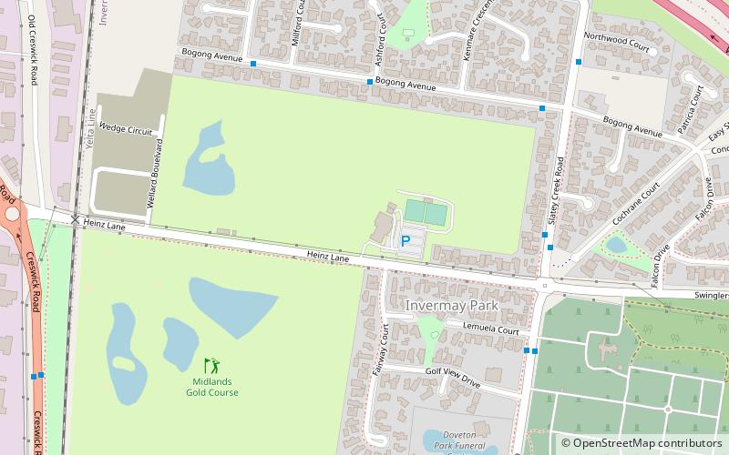 Midlands Golf Club Pro-Shop location map