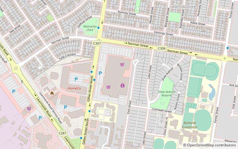 Stockland Wendouree location map