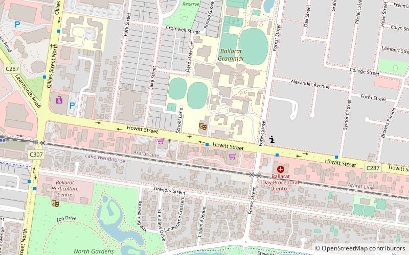 Wendouree Centre for the Performing Arts location map