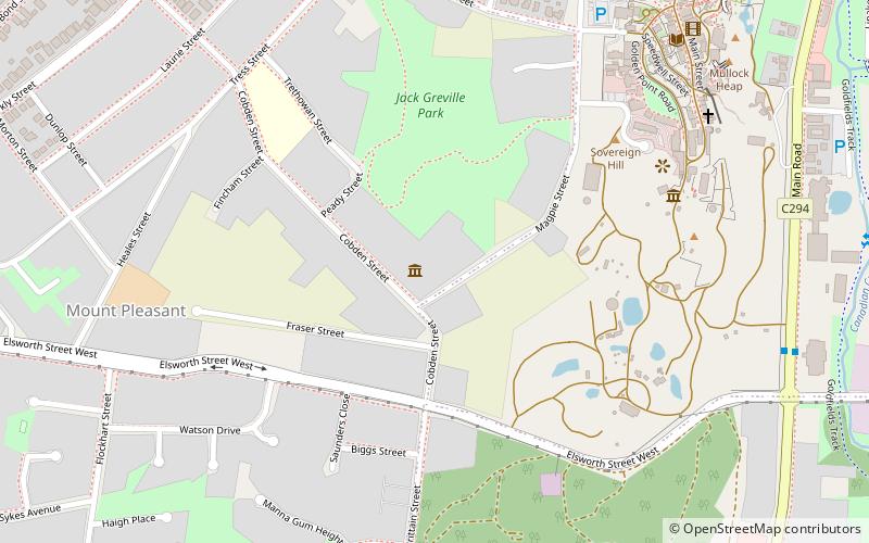 Ballarat Municipal Observatory and Museum location map