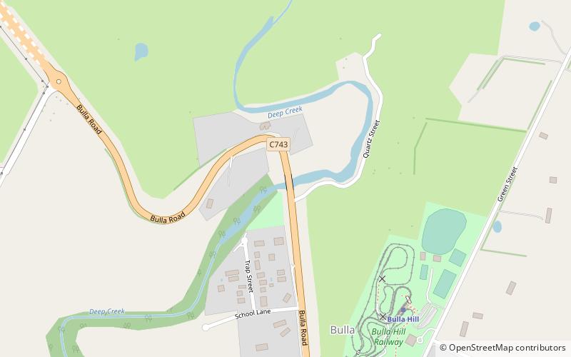 Bulla Bridge location map