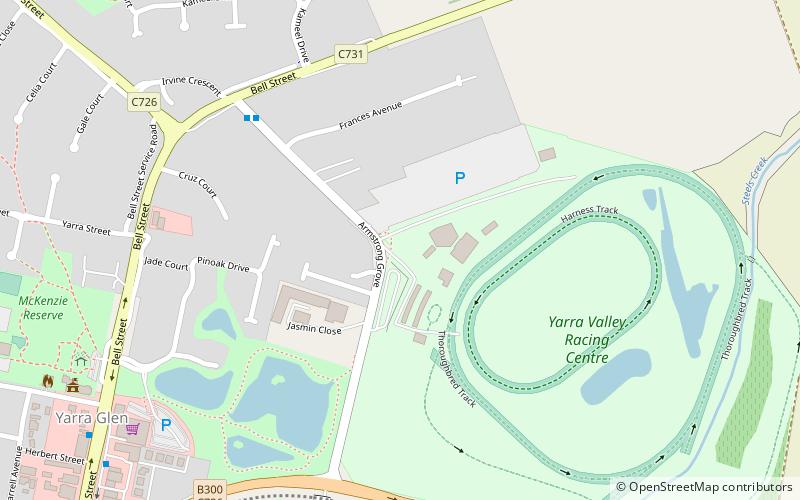 Yarra Valley Racing location map