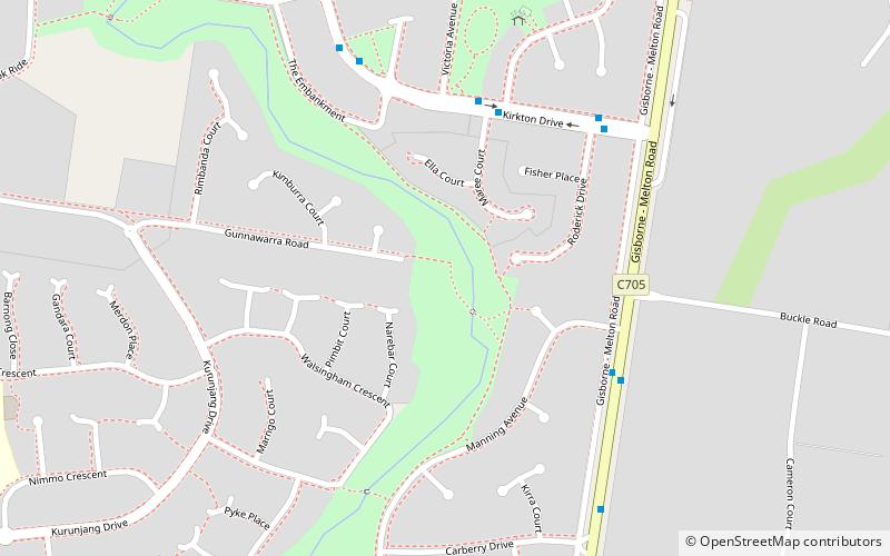 toolern creek trail melton location map