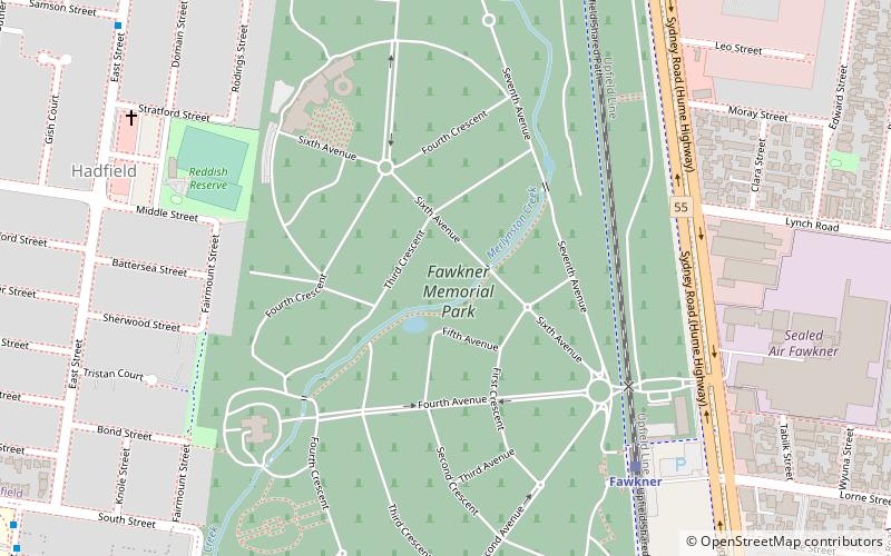Fawkner Crematorium and Memorial Park location map