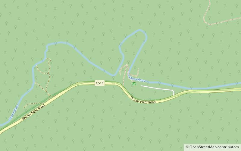 little peninsula tunnel parque nacional montanas yarra location map