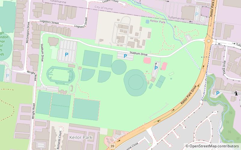 Keilor Botanic Gardens location map