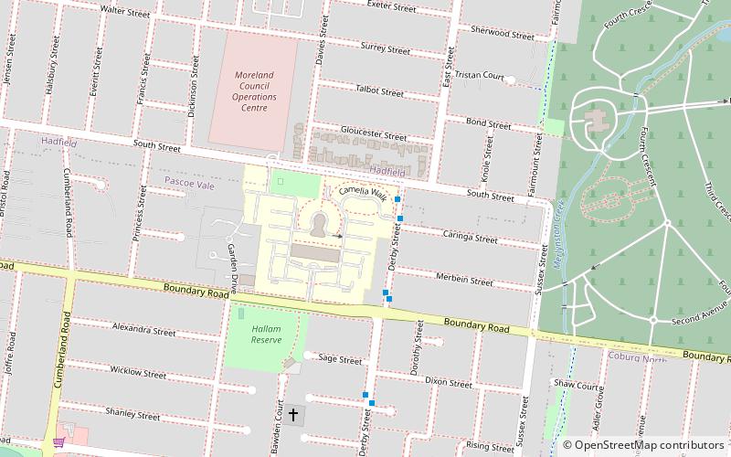 kingsley college melbourne location map