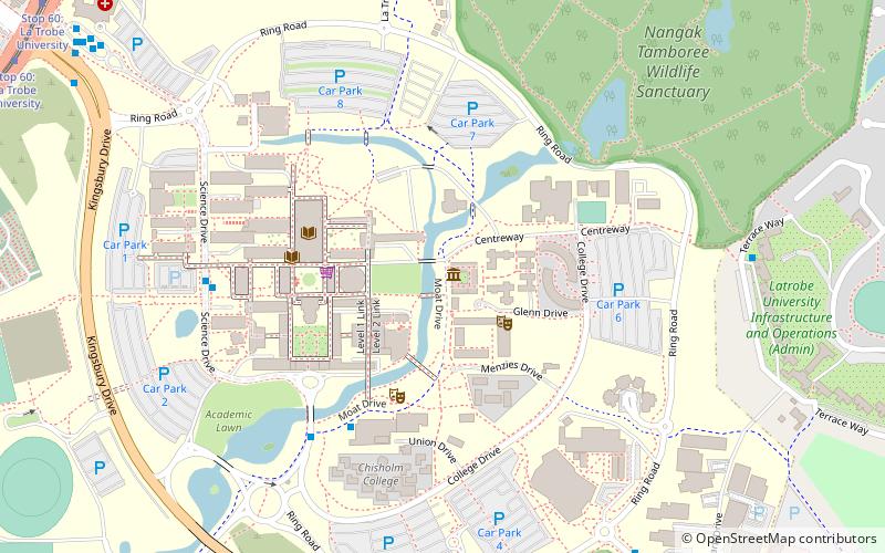 Glenn College location map