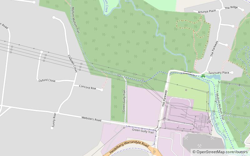 greengully trail melbourne location map