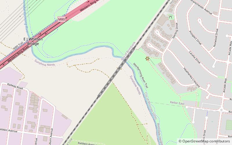 Albion Viaduct location map