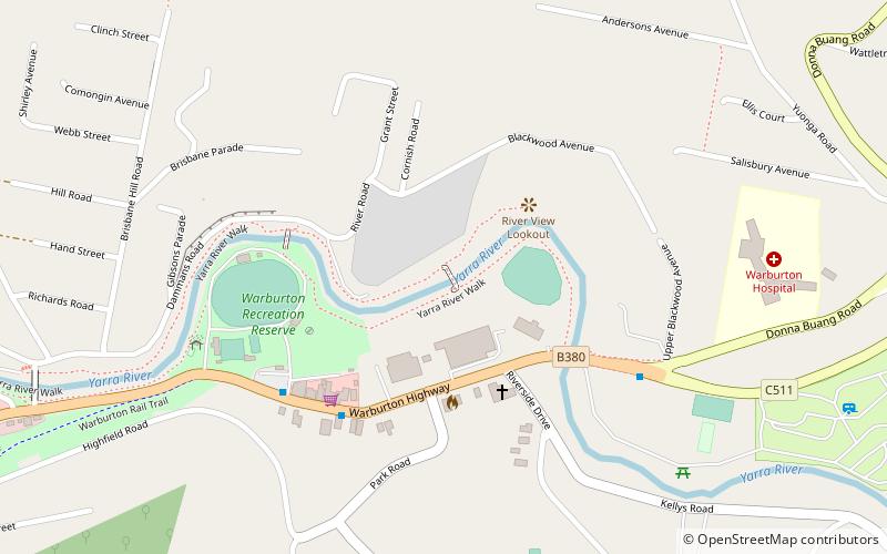 Redwood Community Centre location map