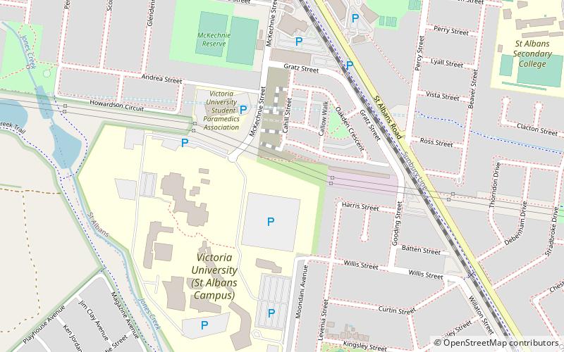 Melbourne/Sunshine and Melton location map