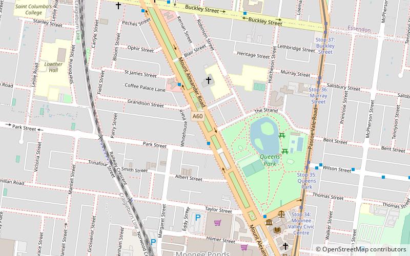 Mount Alexander Road location map