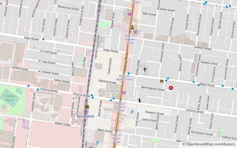 Brunswick Baptist Church location map