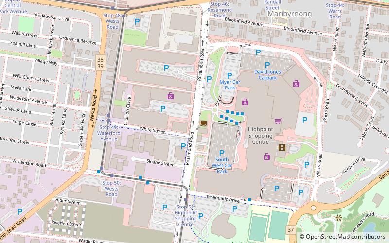 Highpoint Shopping Centre location map