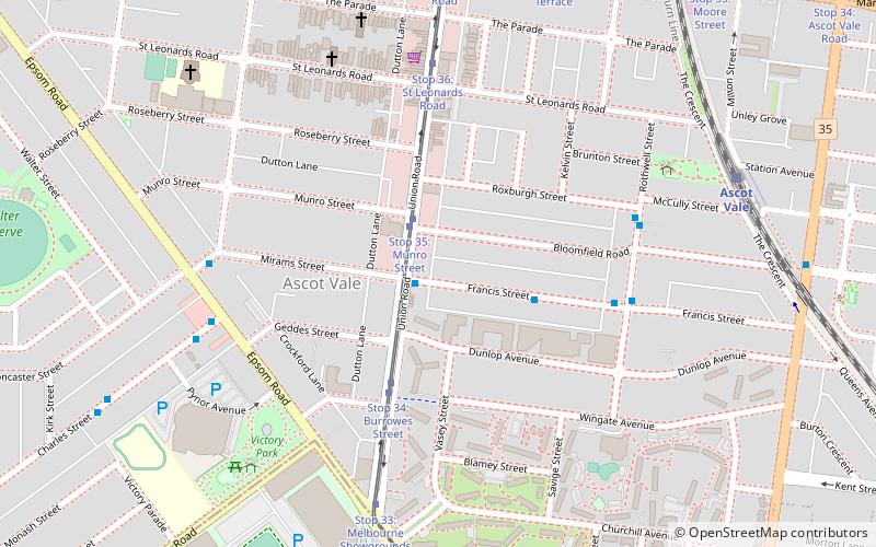 Ascot Vale location map