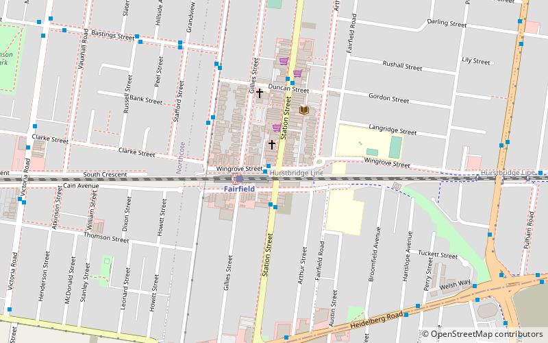 Fairfield Industrial Dog Object location map