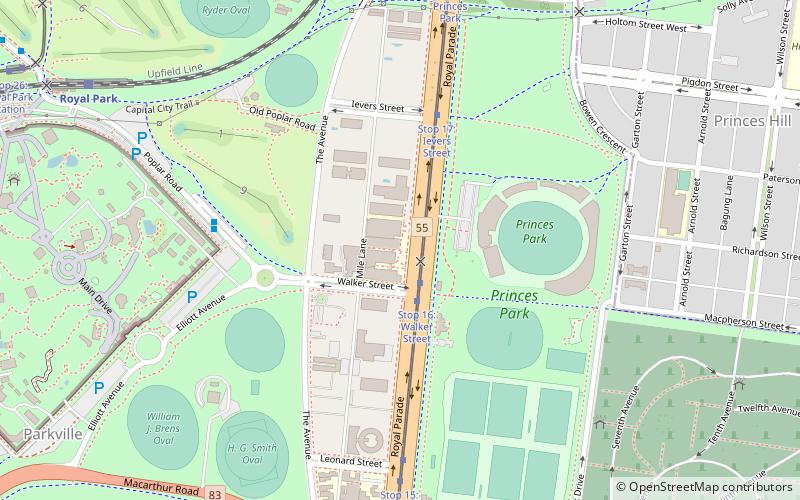 Monash University location map