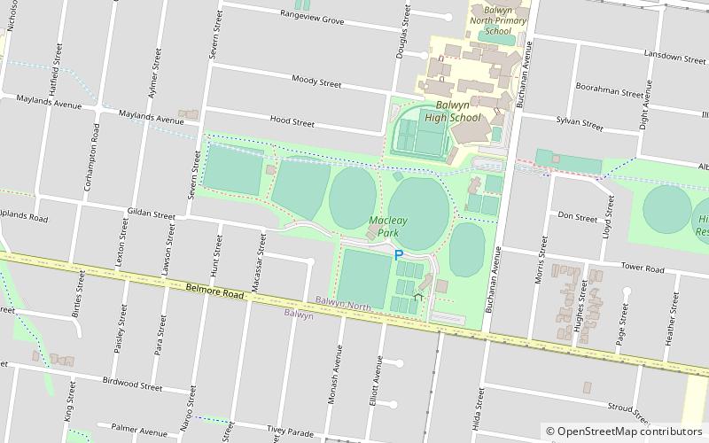 Macleay Park location map