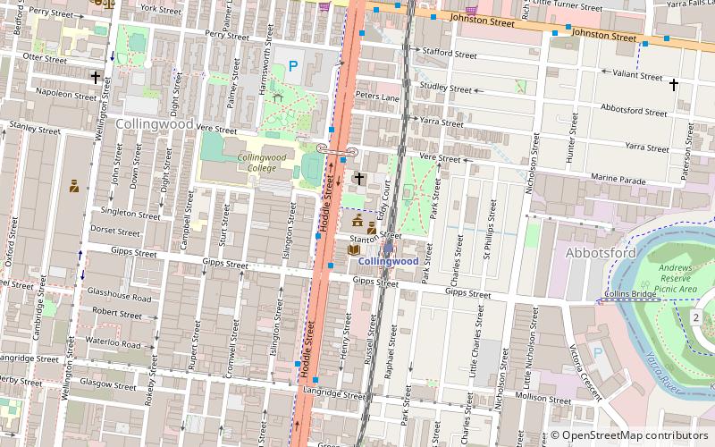 Collingwood Town Hall location map