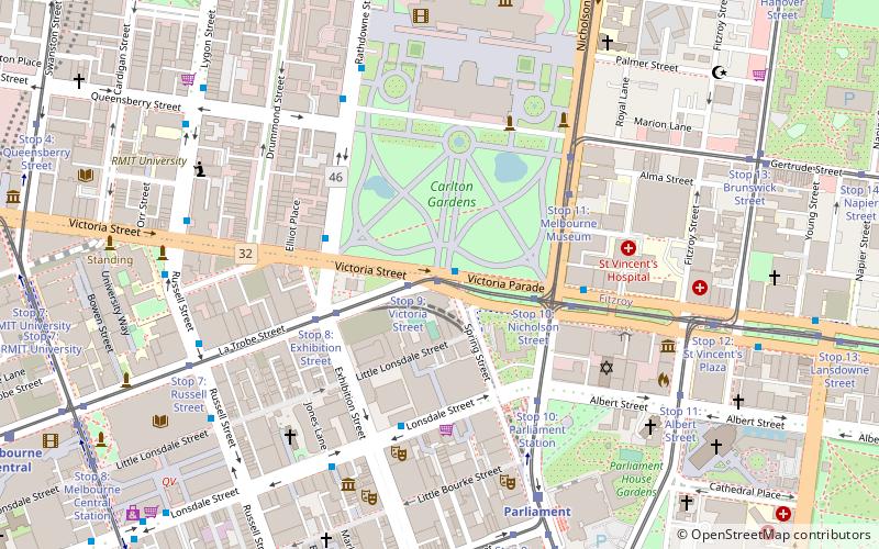 Victoria Street location map