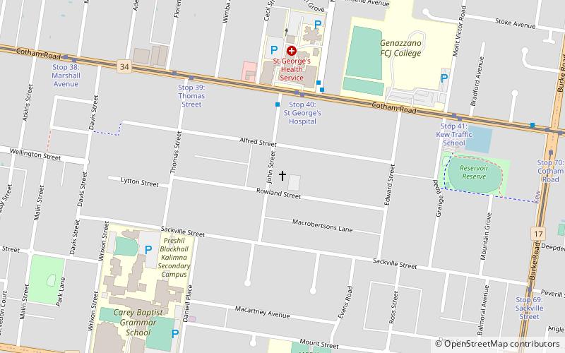 shac community melbourne location map