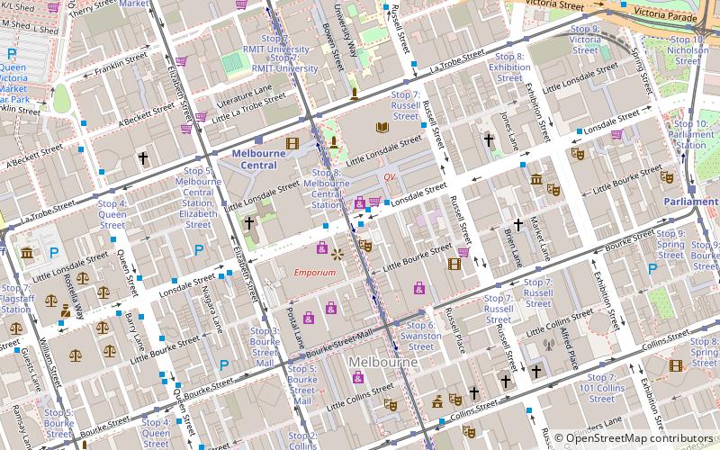 Lonsdale Street location map