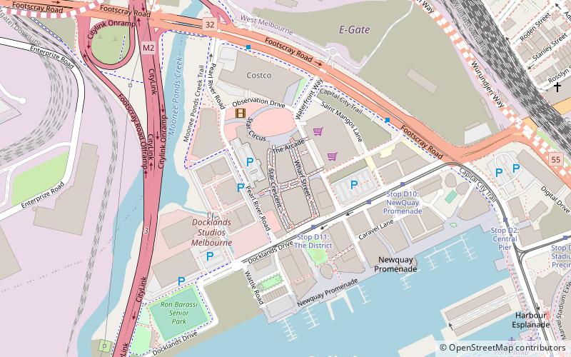 harbour town melbourne location map