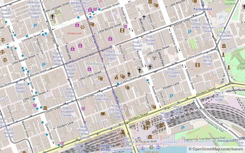 Melbourne Athenaeum location map