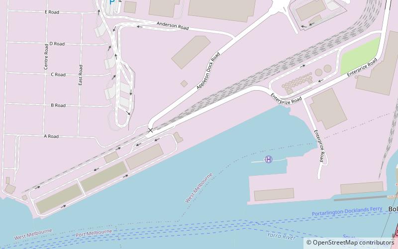appleton dock melbourne location map
