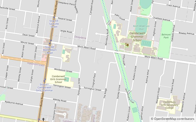 frognall melbourne location map