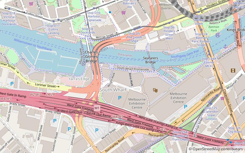 DFO South Wharf location map