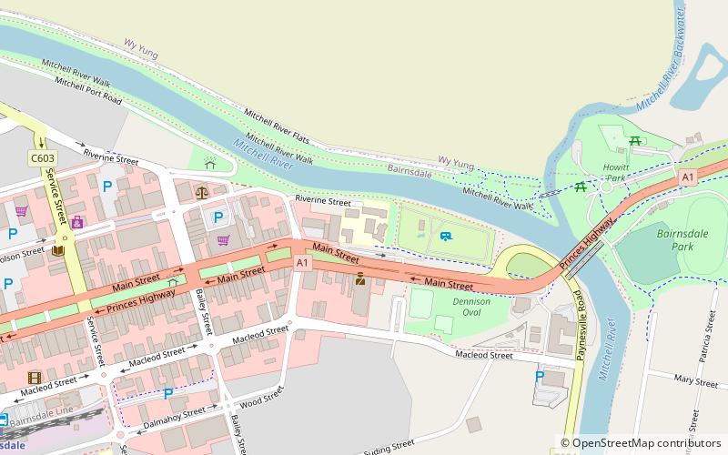 Advance TAFE location map