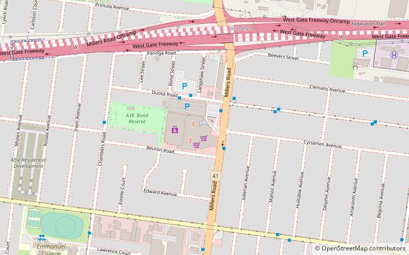 Altona Gate Shopping Centre location map