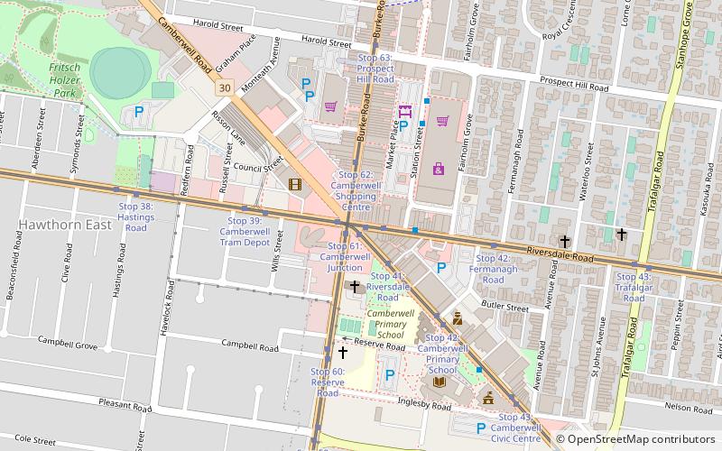 Camberwell Junction location map