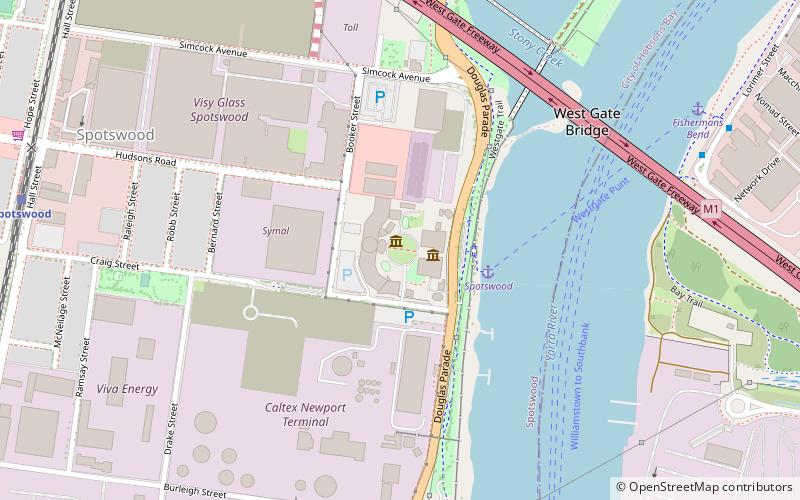 Scienceworks location map