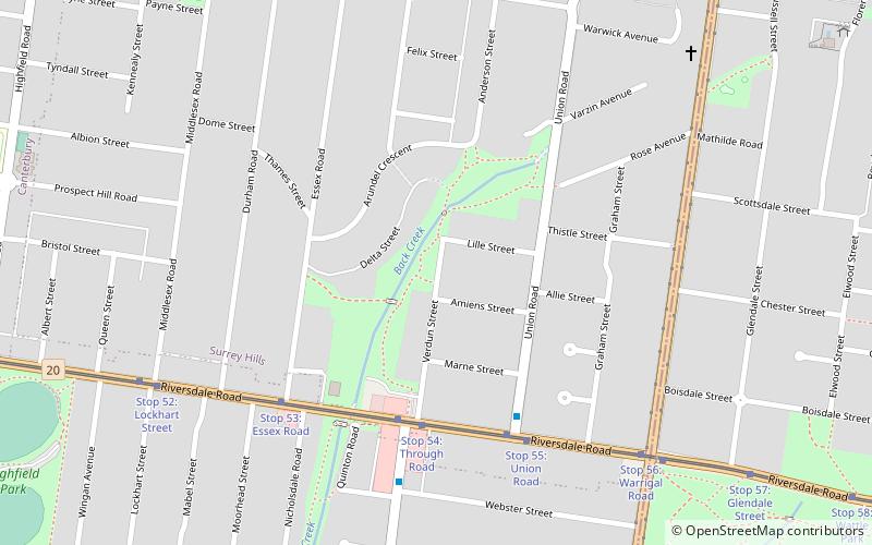 South Surrey Park location map