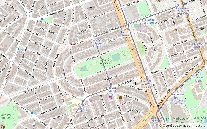 St Vincent Place location map