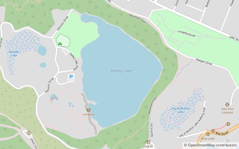 Valley Lake location map