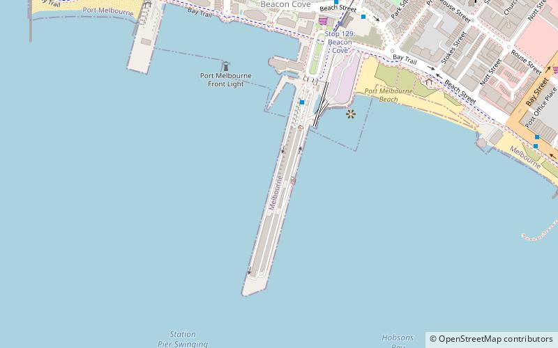 Station Pier location map
