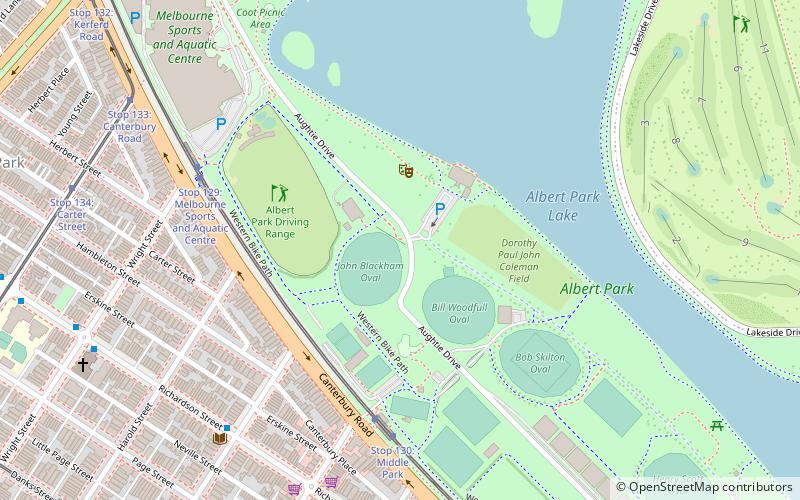 Melbourne Sports and Aquatic Centre location map