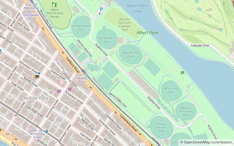 Circuit de l'Albert Park location map